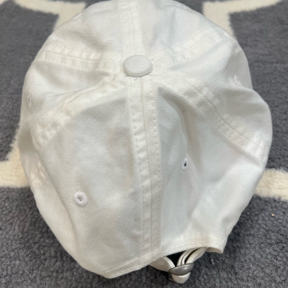 smathers and branson white and blue needlepoint bride hat - Picture 3 of 3